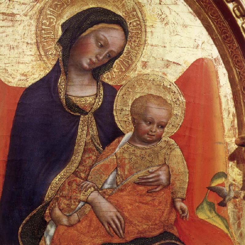 Gentile da  Fabriano Details of Madonna and child,with sts.lawrence and julian China oil painting art